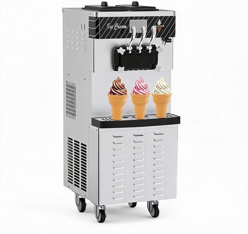 Commercial soft ice cream - ice,